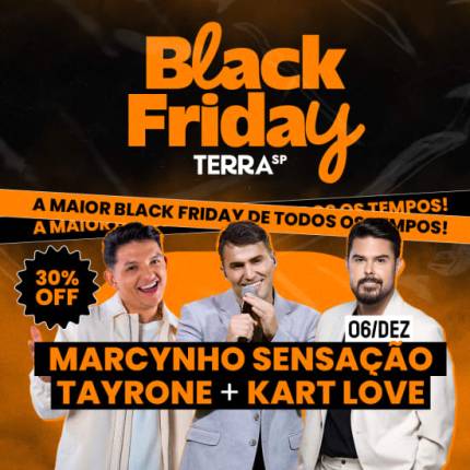 Show do Tayrone, Kart Love e Marcynho Sensação no Terra SP