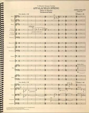 Copland's Appalachian Spring